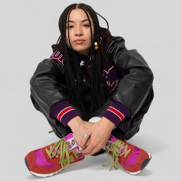 Stray Rats X New Balance 574 Retro Limited Edition Collaboration Sneakers - Red - Picture 15 of 16